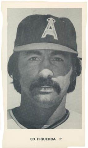 1975 California Angels Photocards #NNO Ed Figueroa Front