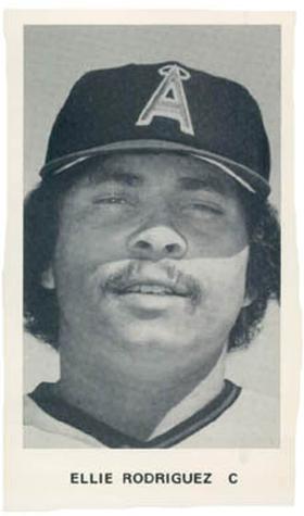 1975 California Angels Photocards #NNO Ellie Rodriguez Front