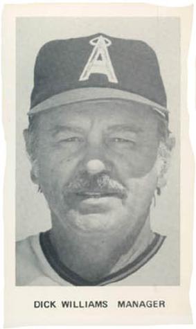 1975 California Angels Photocards #NNO Dick Williams Front