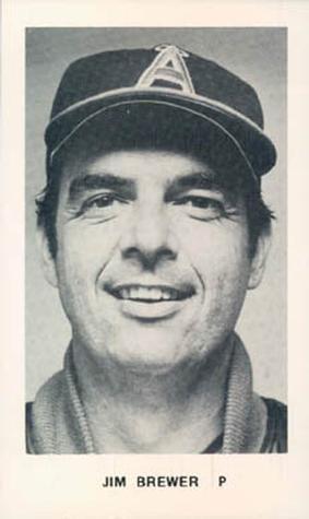 1975 California Angels Photocards #NNO Jim Brewer Front