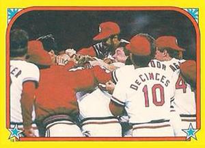 1988 O-Pee-Chee Stickers #18 1987 NLCS Front