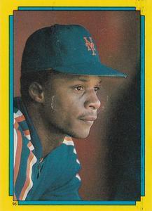 1988 O-Pee-Chee Stickers #96 Darryl Strawberry Front