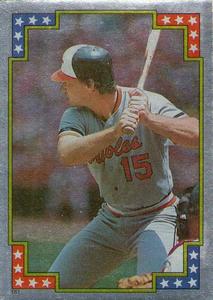 1988 Topps Stickers #161 Terry Kennedy Front