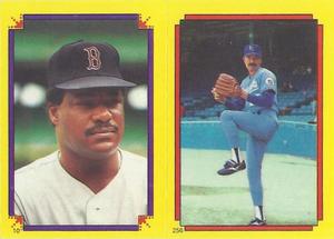 1988 Topps Stickers #10 / 256 Don Baylor / Dan Quisenberry Front
