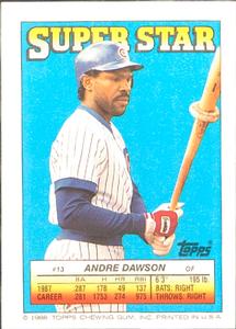1988 Topps Stickers #41 / 207 Andres Thomas / Julio Franco Back