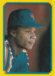 1988 Topps Stickers #96 Darryl Strawberry Front