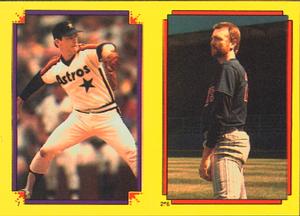 1988 Topps Stickers #7 / 276 Nolan Ryan / Bert Blyleven Front