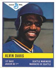 1985 General Mills Stickers #NNO Alvin Davis Front