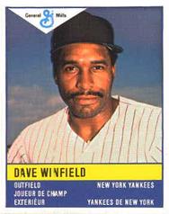 1985 General Mills Stickers #NNO Dave Winfield Front