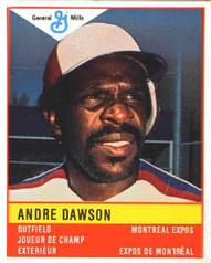 1985 General Mills Stickers #NNO Andre Dawson Front