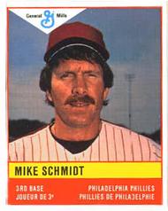 1985 General Mills Stickers #NNO Mike Schmidt Front