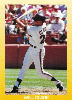 1990 Bay City Sluggers (unlicensed) #5 Will Clark Front