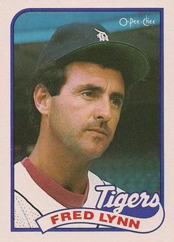 1989 O-Pee-Chee #27 Fred Lynn Front