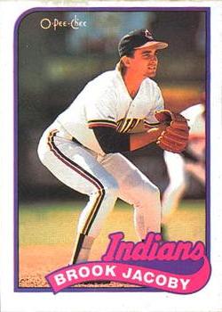 1989 O-Pee-Chee #1 Brook Jacoby Front