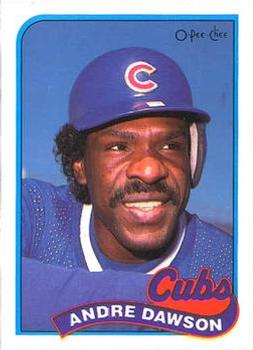 1989 O-Pee-Chee #10 Andre Dawson Front