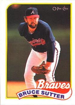 1989 O-Pee-Chee #11 Bruce Sutter Front
