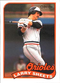 1989 O-Pee-Chee #98 Larry Sheets Front