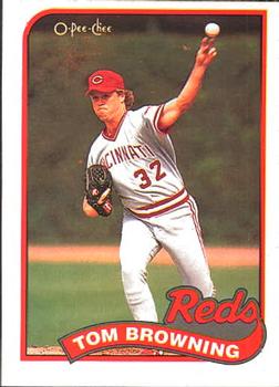 1989 O-Pee-Chee #234 Tom Browning Front