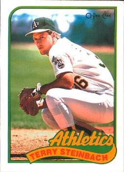 1989 O-Pee-Chee #304 Terry Steinbach Front