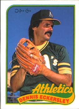1989 O-Pee-Chee #370 Dennis Eckersley Front