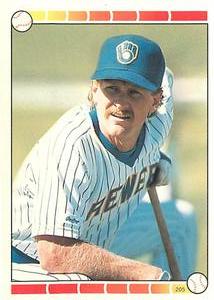 1989 O-Pee-Chee Stickers #205 Robin Yount Front