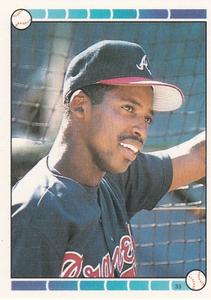 1989 O-Pee-Chee Stickers #33 Gerald Perry Front