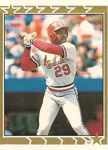 1989 O-Pee-Chee Stickers #154 Vince Coleman Front