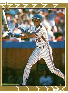 1989 O-Pee-Chee Stickers #157 Darryl Strawberry Front