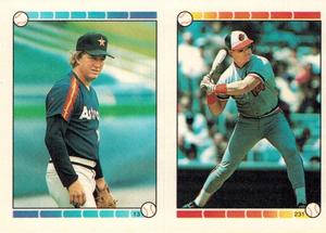 1989 Topps Stickers #13 / 231 Dave Smith / Mickey Tettleton Front