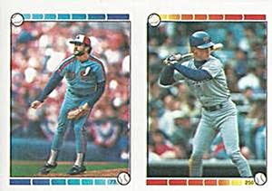 1989 Topps Stickers #73 / 250 Jeff Parrett / Steve Buechele Front
