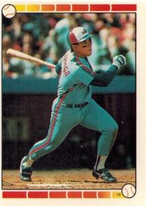1989 Topps Stickers #76 Andres Galarraga Front