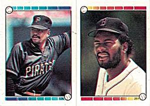 1989 Topps Stickers #126 / 251 Jose Lind / Lee Smith Front