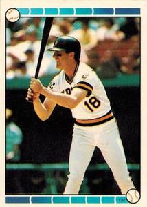 1989 Topps Stickers #132 Andy Van Slyke Front
