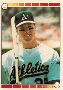 1989 Topps Stickers #172 Mark McGwire Front