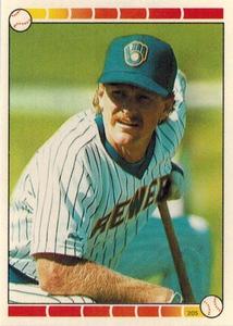 1989 Topps Stickers #205 Robin Yount Front