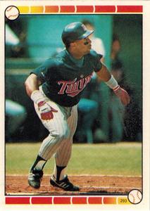 1989 Topps Stickers #293 Kirby Puckett Front