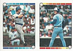 1989 Topps Stickers #51 / 187 Damon Berryhill / Kelly Gruber Front