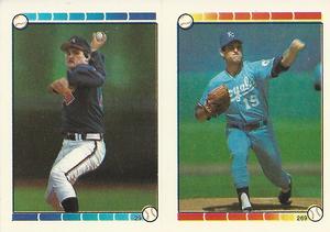 1989 Topps Stickers #29 / 269 Rick Mahler / Floyd Bannister Front