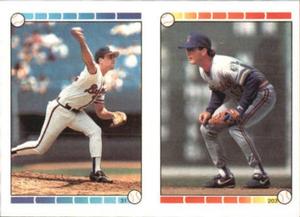 1989 Topps Stickers #31 / 203 Pete Smith / Jim Gantner Front