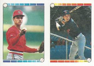1989 Topps Stickers #37 / 288 Luis Alicea / Greg Gagne Front