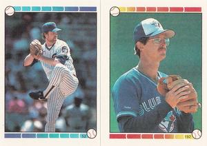 1989 Topps Stickers #52 / 192 Rick Sutcliffe / Rance Mulliniks Front