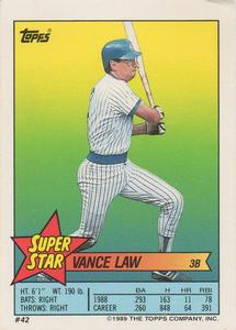 1989 Topps Stickers #147 Wade Boggs Back