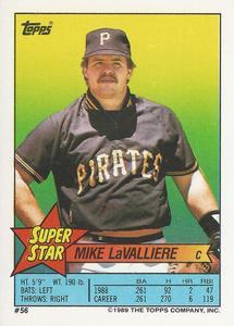 1989 Topps Stickers #172 Mark McGwire Back