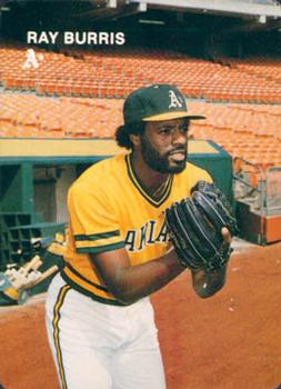 1984 Mother's Cookies Oakland Athletics #22 Ray Burris Front