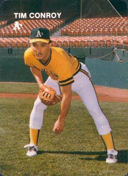 1984 Mother's Cookies Oakland Athletics #24 Tim Conroy Front