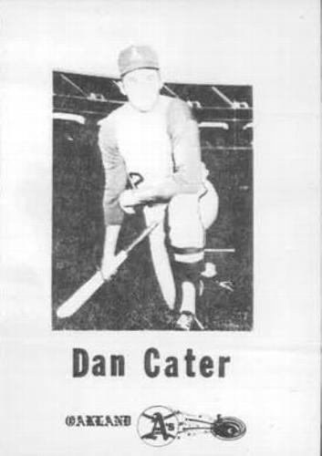 1969 Broder Oakland Athletics #NNO Danny Cater Front