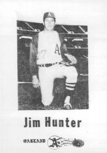 1969 Broder Oakland Athletics #NNO Catfish Hunter Front