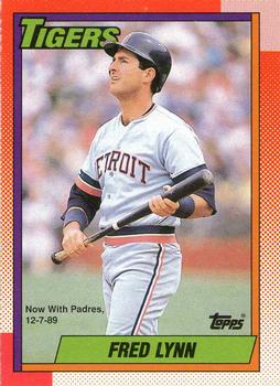 1990 O-Pee-Chee #107 Fred Lynn Front