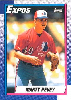 1990 O-Pee-Chee #137 Marty Pevey Front