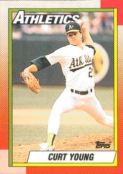 1990 O-Pee-Chee #328 Curt Young Front